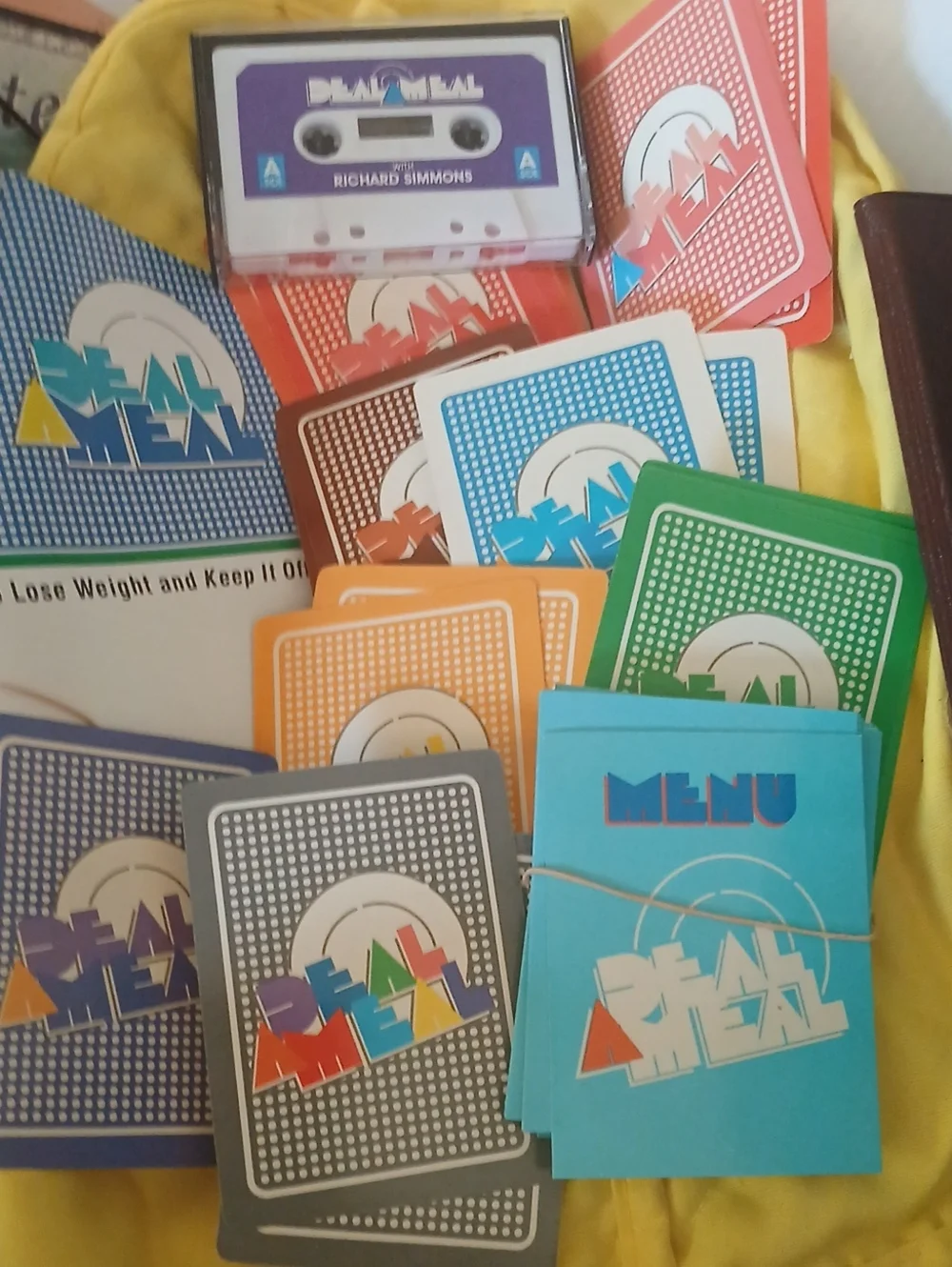 Menu Cards and Cookbook Set — Multicolor
